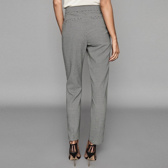 NWT REISS Arlo Check Trousers US 8/ EU 40 - Picture 2 of 16